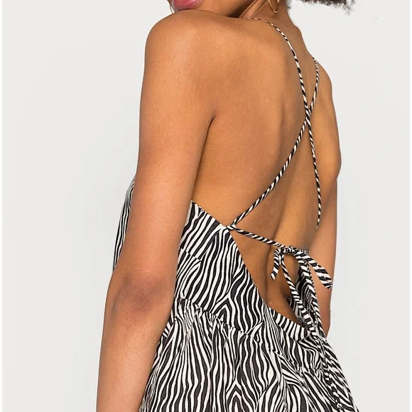 NWOT Levi’s Amalijia Zebra Print Midi Dress - Picture 5 of 16